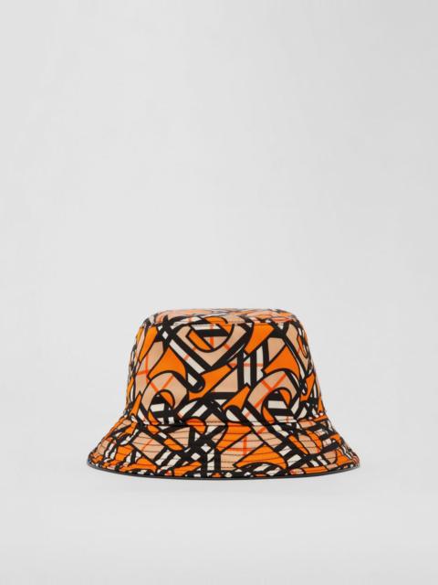Burberry Monogram Print Nylon Bucket Hat