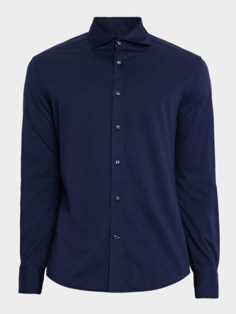 Brunello Cucinelli Men's Long-Sleeve Shirt