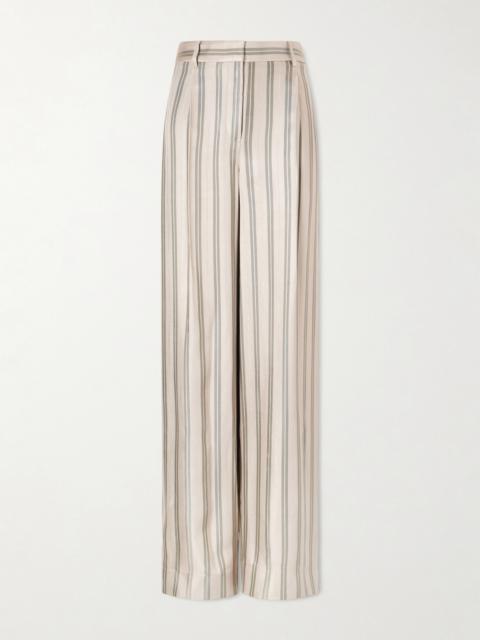 TWP Hudson St Striped Wide-leg Pants