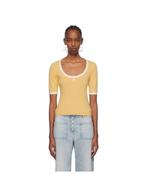 courrèges Yellow Holistic T-Shirt