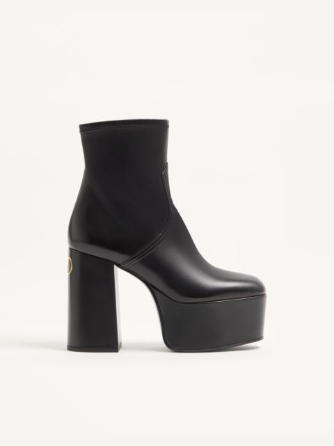 Valentino FAWCETTE PLATFORM ANKLE BOOT IN STRETCH NAPPA 120MM