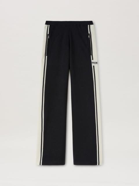 Leather Effect Loose Track Pants