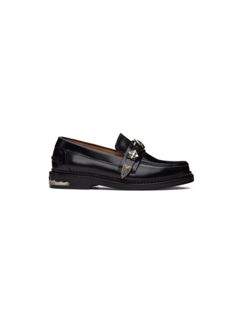 TOGA VIRILIS Black Polished Loafers