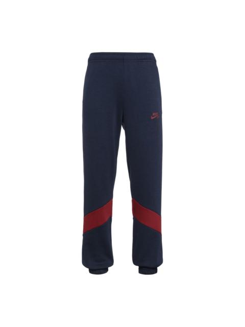 Nike Nike SB Skateboard Colorblock Quick Dry Casual Bundle Feet Sports Long Pants Obsidian Color Black AT