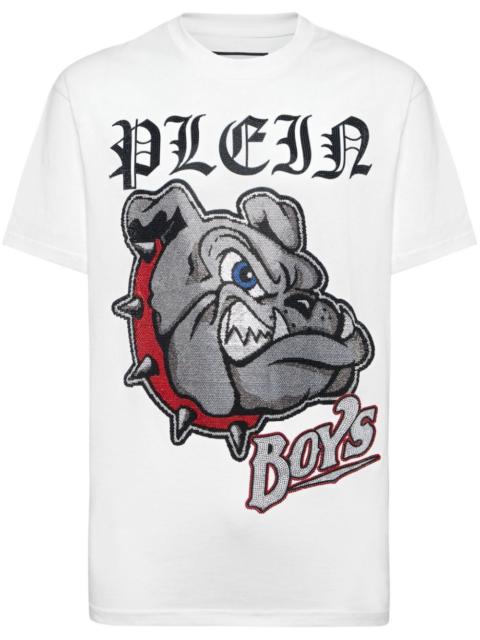 PHILIPP PLEIN Bulldogs cotton T-shirt