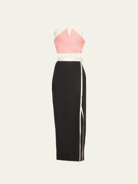 BETTTER Two-Piece Double-Layered Corset Skirt Set