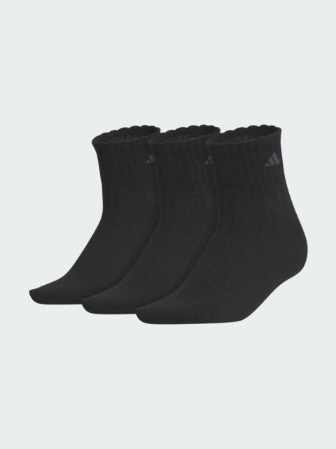 adidas Women's Sport Fashion 3-Pack Quarter Socks