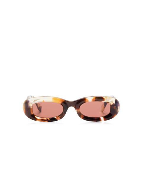 GUCCI oval-frame sunglasses