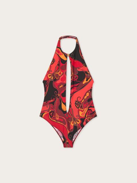 PUCCI ORCHIDEE PRINT SWIMSUIT