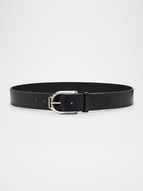 Ralph Lauren Men's Welington Stirrup-Buckle Leather Belt
