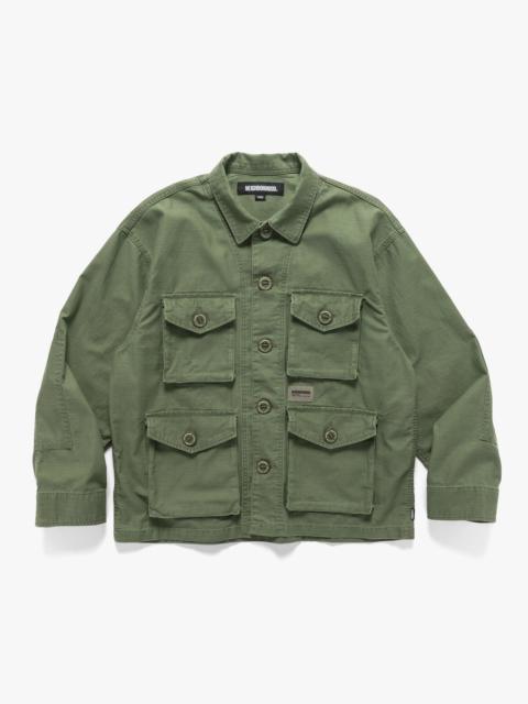 NEIGHBORHOOD BDU Shirt LS Olive Drab