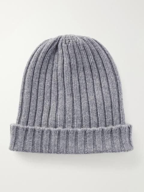 THOM SWEENEY Ribbed Cashmere Beanie