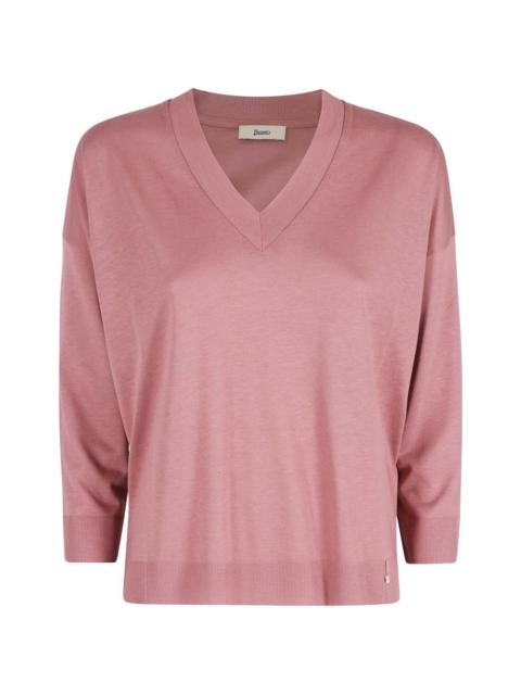 Herno V-neck sweater