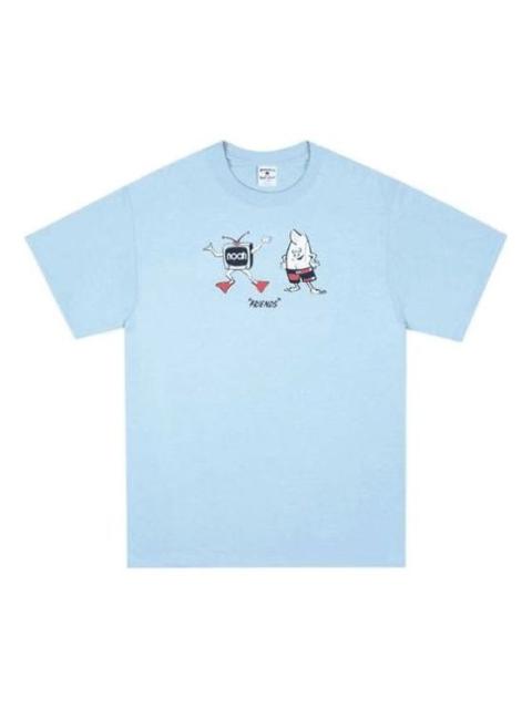 Noah NOAH NYC Birdwell Friends Tee Crossover Small Short Sleeve Unisex Sky Blue T33SS20LBL