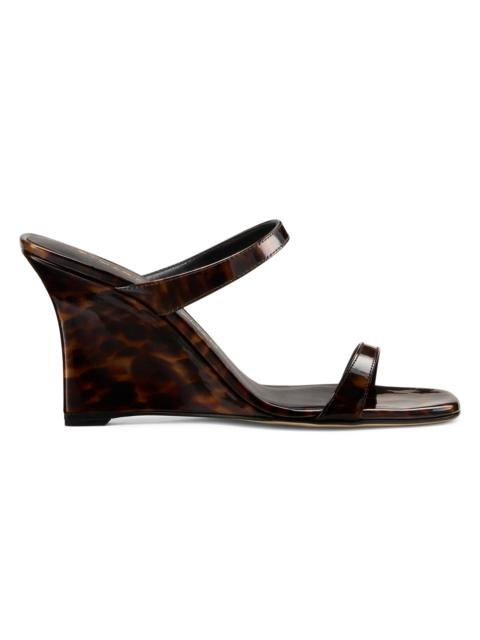 Stuart Weitzman Women's Vinnie 85MM Wedge Slide Sandals - Classic
