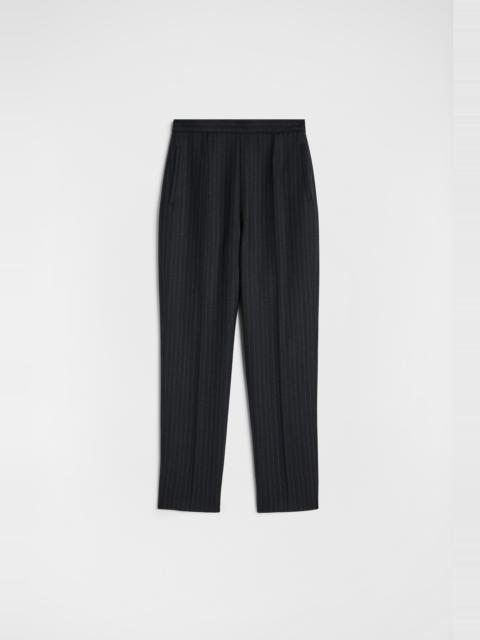 Jil Sander Wool Pinstripe Trousers