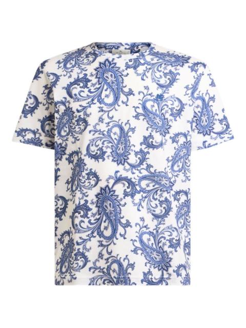 Etro leafy paisley motif T-Shirt