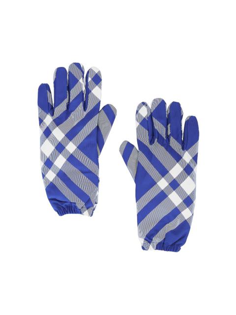 Burberry Tri Bar Check Cold Weather Nylon Gloves