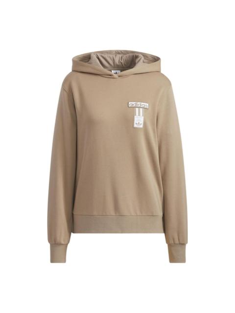 adidas (WMNS) adidas Adibreak Hoodies 'Brown' HH9450