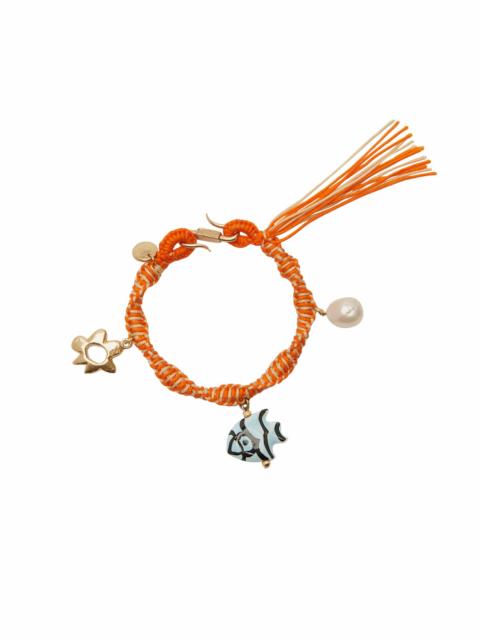 ALÉMAIS Calypso Macrame Charm Bracelet