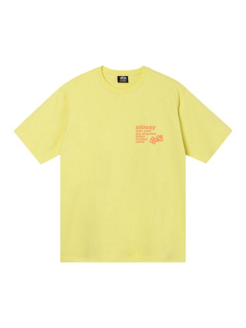 Stüssy Stussy Silhouette Tee 'Yellow'