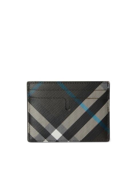 Burberry checked cardholder