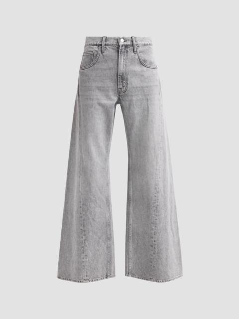 MOTHER Women's The Lemon Twist Wide-Leg Jeans - Rocky Road
