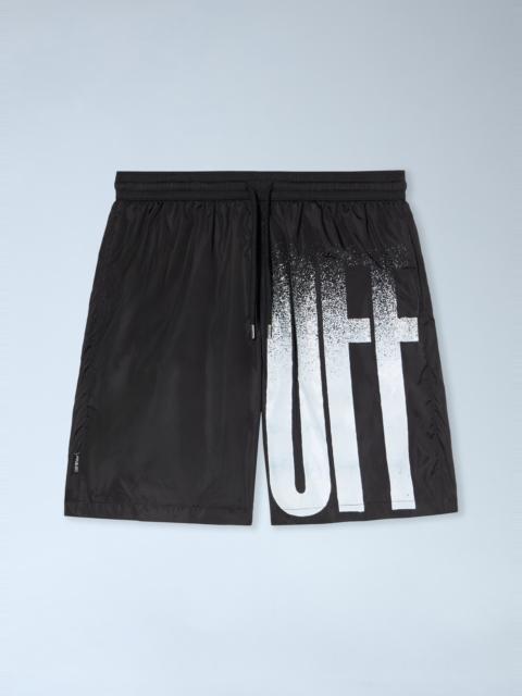 Off-White Big Off Surfer Swimshorts