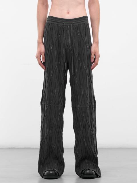 Kiko Kostadinov Gray Raday Swirl Knit Sweatpants