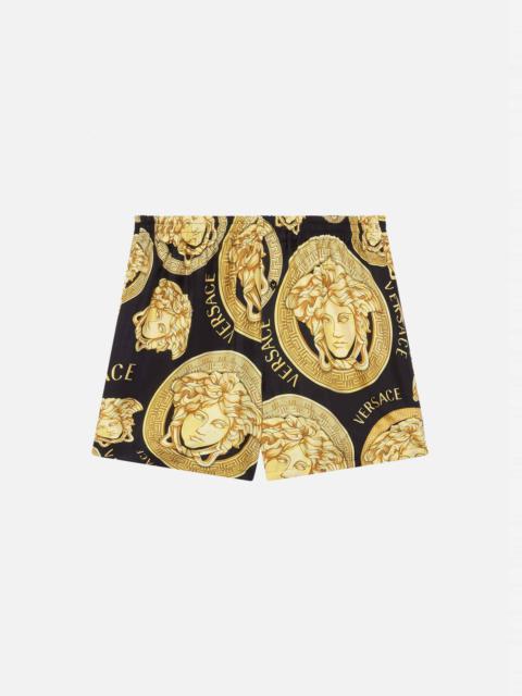 VERSACE Medusa Amplified Print Silk Boxers