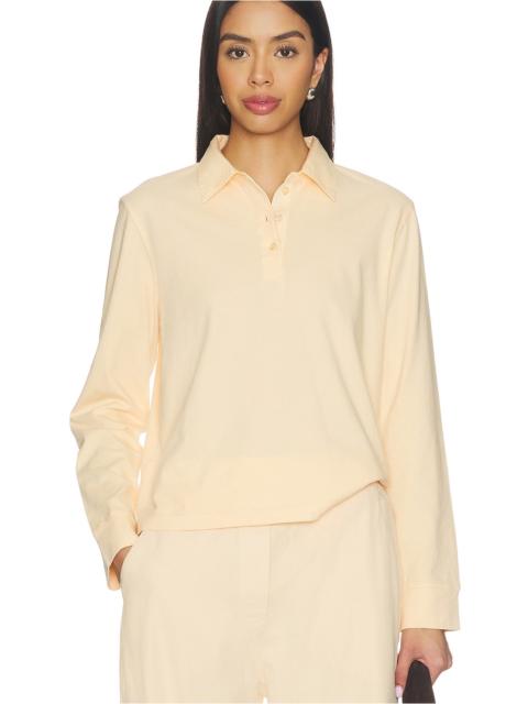 LESET Margo Long Sleeve Polo
