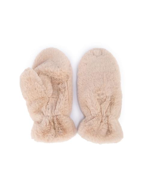 APPARIS Coco faux-fur mittens
