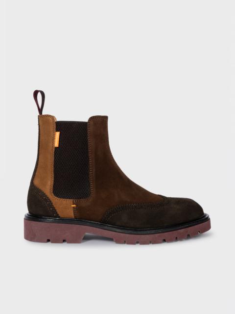 Paul Smith Brown Suede 'Barnaby' Boots