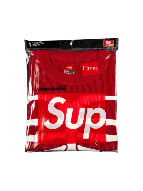 Supreme Supreme x Hanes Bones Thermal Crew (1 Pack) 'Red'