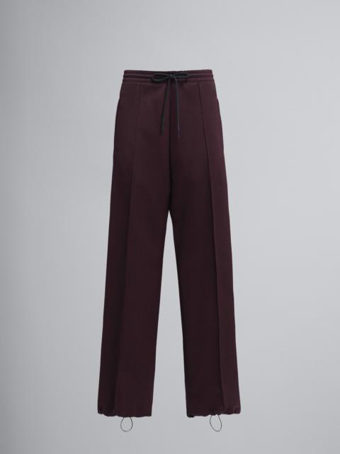 Marni WOOL GABARDINE TROUSERS