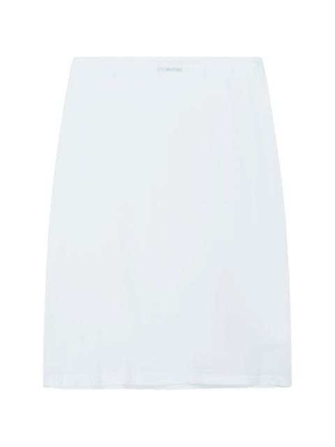 Jil Sander logo-detail midi skirt