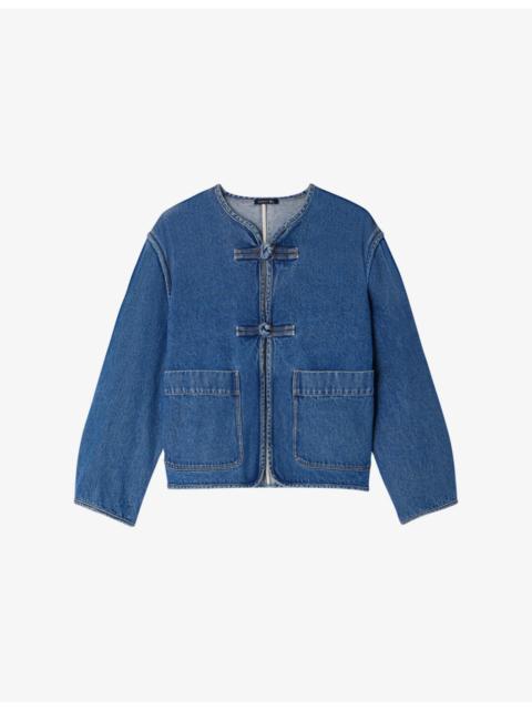 soeur Agatha Boxy-Fit Denim Jacket