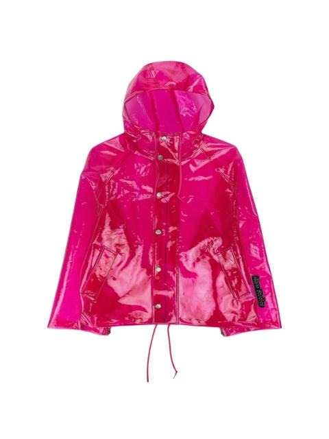 Acne Studios Transparent Hooded Raincoat "Pink" ASO XOTW 0002