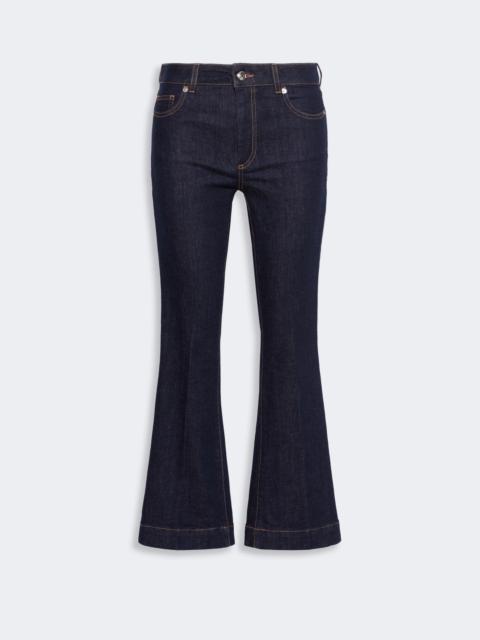Sportmax PAGINA New mini flare stretch jeans - ULTRAMARINE