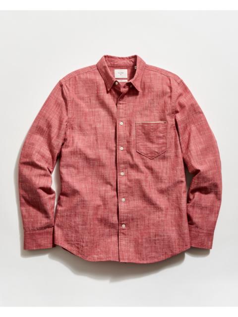 Billy Reid Slub Cotton MSL 1-Pocket Shirt
