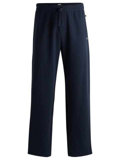 BOSS PAJAMA BOTTOMS WITH EMBROIDERED LOGO
