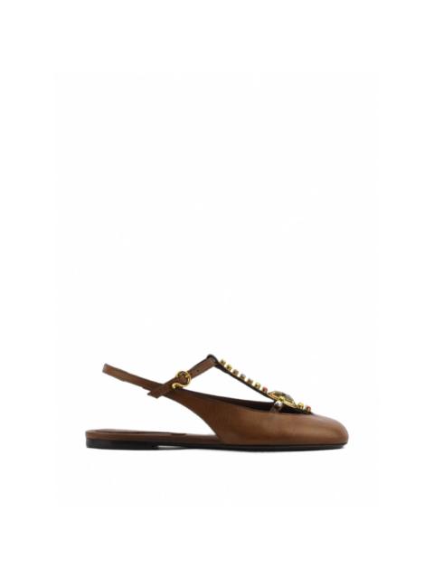 Etro embellished T-bar slingback ballet flats