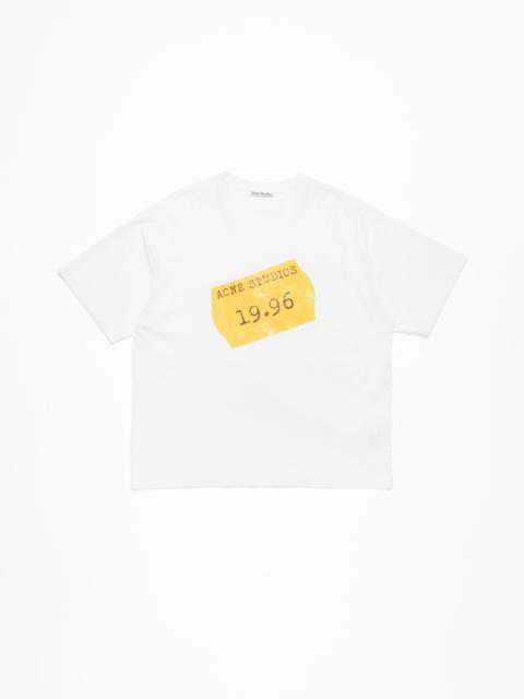 Acne Studios Logo t-shirt - Optic White