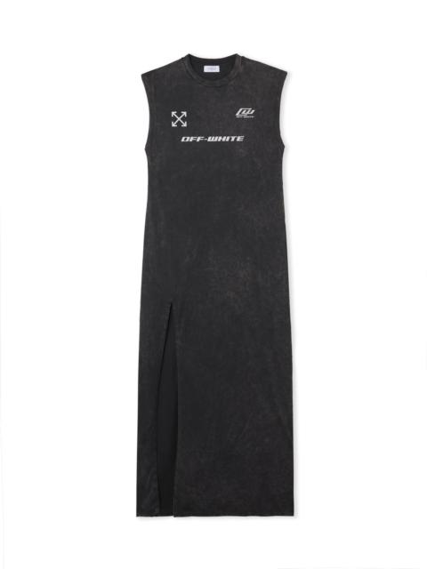 Off-White Racer Loose Jersey Dress