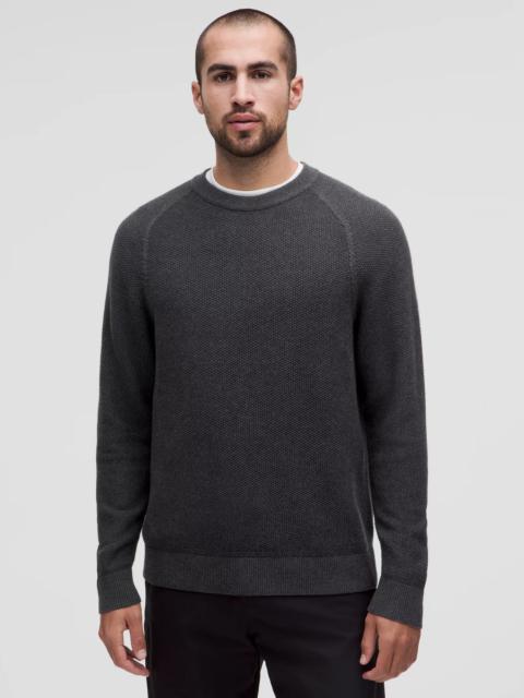 lululemon Textured Knit Crewneck Sweater
