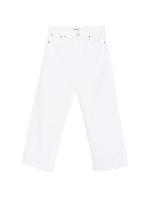 AGOLDE Ren raw-hem wide-leg jeans