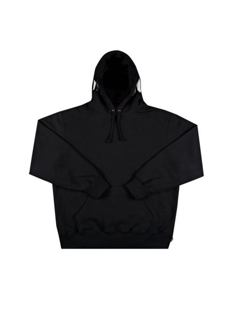 Supreme Rib Hooded Sweatshirt 'Black'