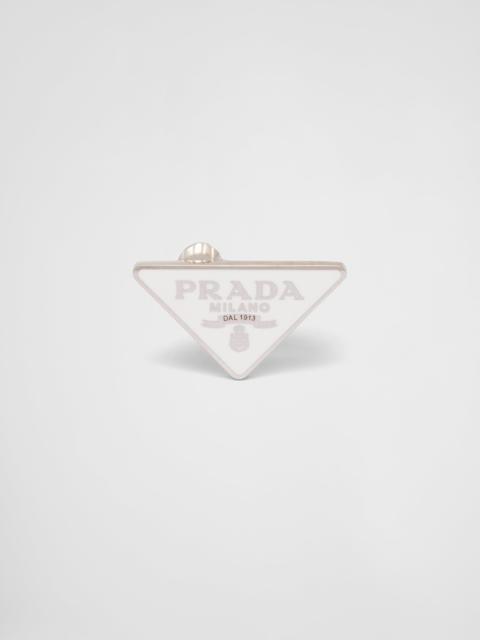 Prada Symbole clip left earring