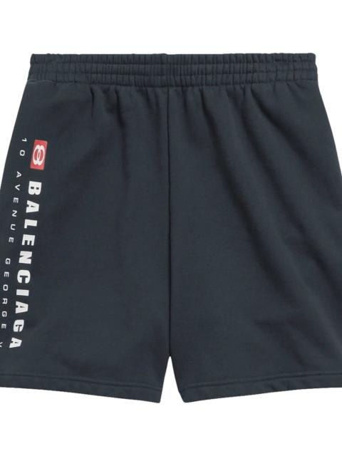 BALENCIAGA Unity Sport Shorts "Faded Black" 826385 TSVB2 1083