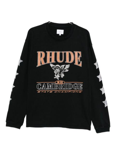 Rhude Rhude Eagle-star Long-sleeve Sweatshirt